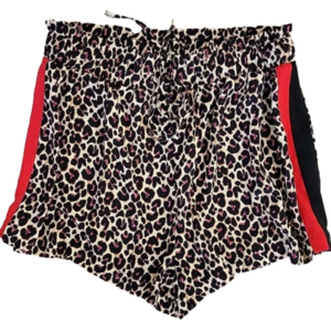 Adam Levine Leopard Print Elastic Waist Shorts Size XL EUC